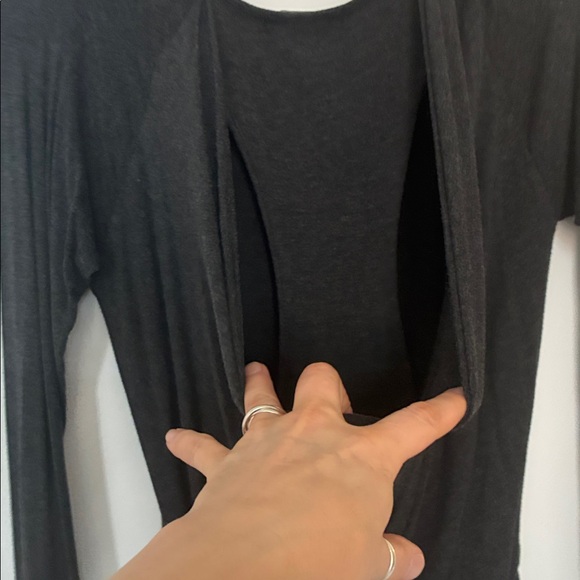 Design History Charcoal Long Sleeve Tee - Picture 4 of 4